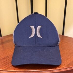 Hat Baseball Cap HURLEY The Classics Adjustable Navy Blue with Logo